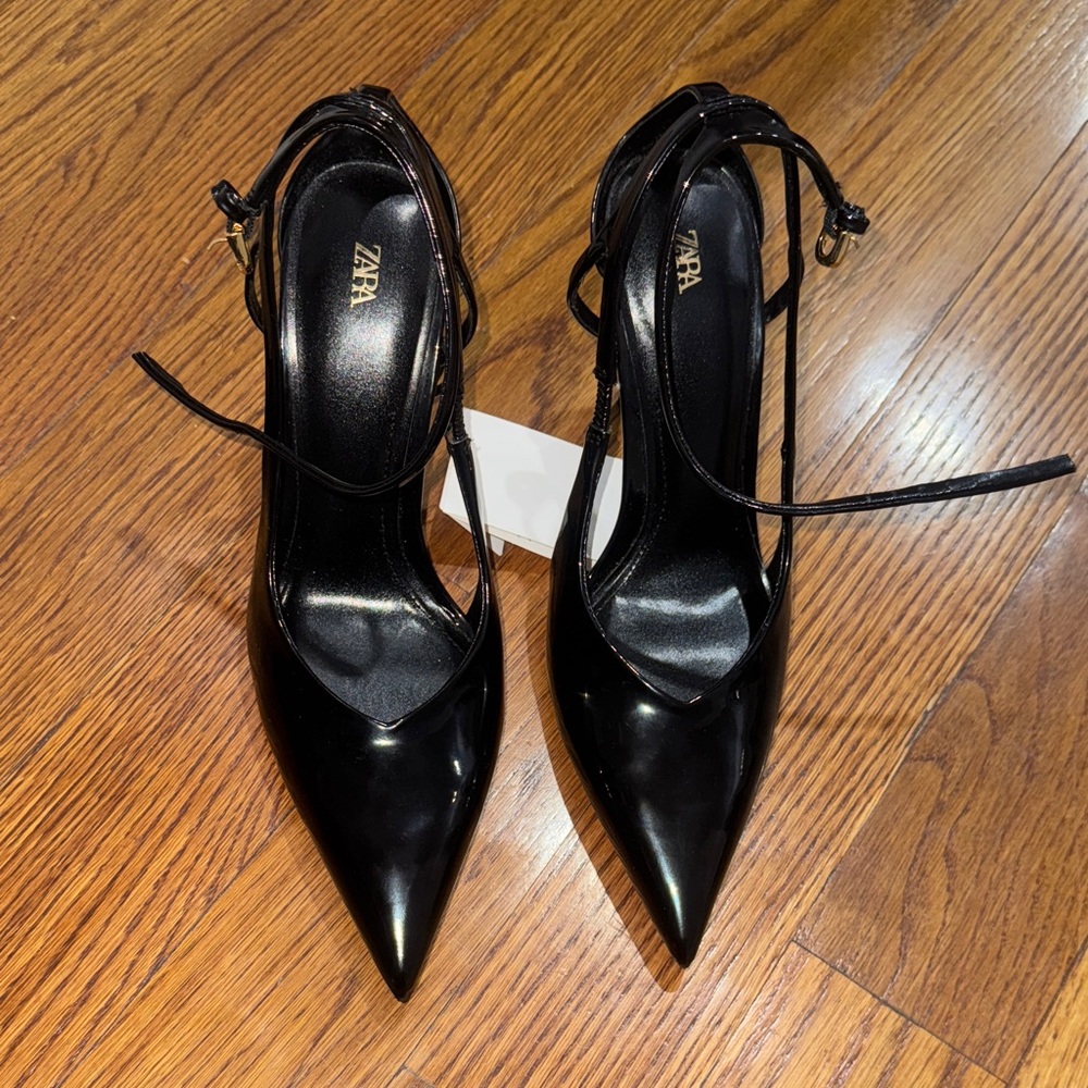 Elegant Black ZARA Women's Heels